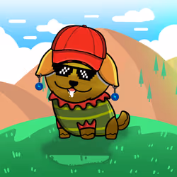Stoned Puppies NFT #128