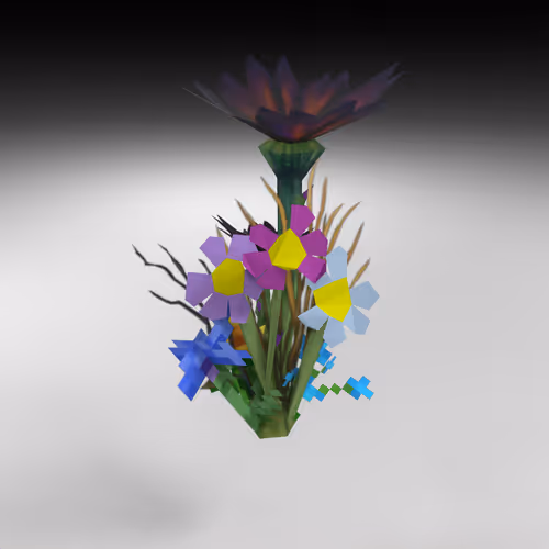 Hand-hacked Bouquet 142