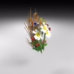 Hand-hacked Bouquet 118