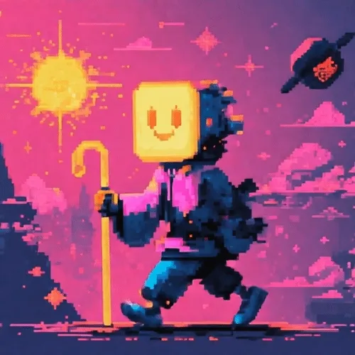 The walking-Boy  GiF 