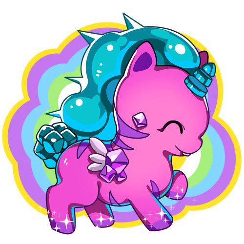 Freenft Crypto Unicorns Registration Sticker