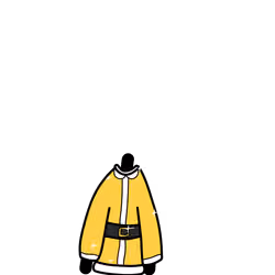 Golden Santa Coat