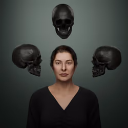 Portrait with Skulls #171