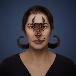 Portrait with Scorpion #751