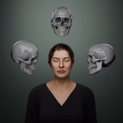 Portrait with Skulls #740
