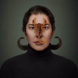 Portrait with Scorpion #738