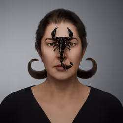 Portrait with Scorpion #537