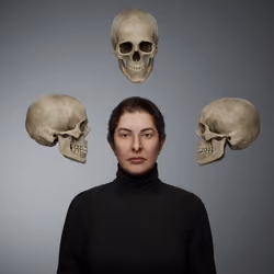 Portrait with Skulls #240