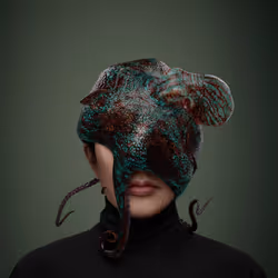 Portrait with Octopus #374