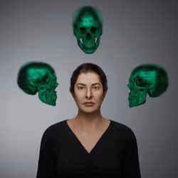 Portrait with Skulls #754