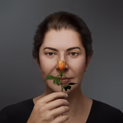 Portrait with Rose #471
