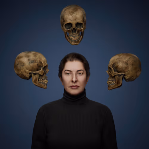 Portrait with Skulls #697