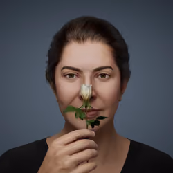 Portrait with Rose #743