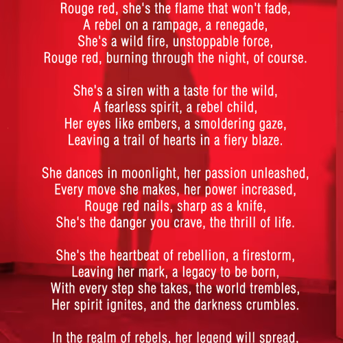 Rouge Red World Poster