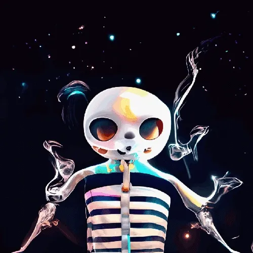 Smoking skullGAN
