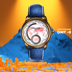 Worldtimer #167 - Anchorage (GMT-9)