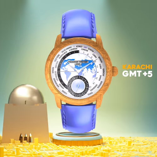 Worldtimer #857 - Karachi (GMT+5)