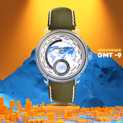 Worldtimer #196 - Anchorage (GMT-9)