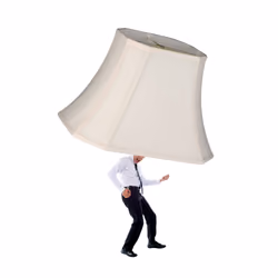 Cool Party Guy with Extremely Large Lampshade, 2023