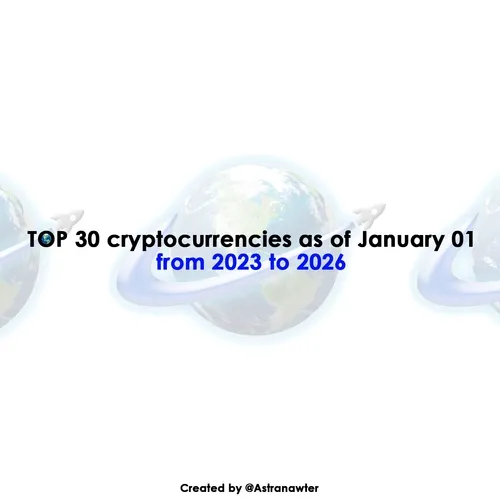 Top 30 Cryptos As Of Jan 01 From 2023 To 2026