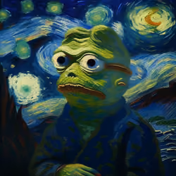 Pepe Van Gogh #122
