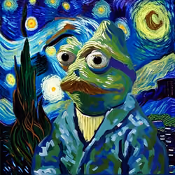 Pepe Van Gogh #200