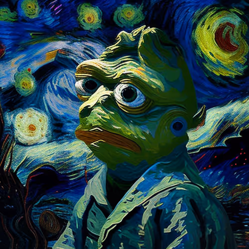 Pepe Van Gogh #50