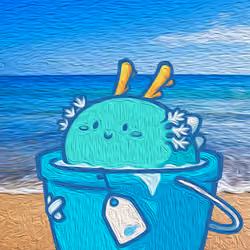 Axie on the Beach