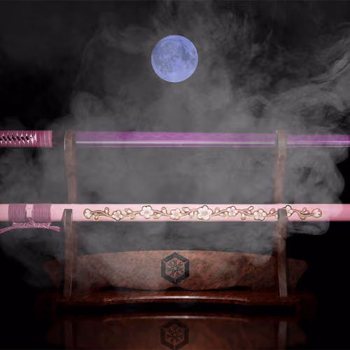 #857, Gosho-Zome, Wood, Rokkaku-ni-Yamagata, Purple, Blue Moon, White