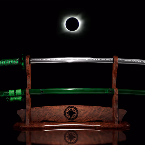#3759, Matsuba, Wood, Sanjuwa-ni-Taiyo, Silver, Total Solar Eclipse, None