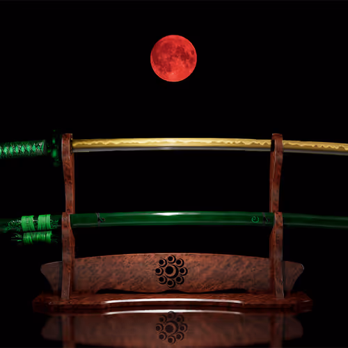 #3313, Matsuba, Wood, Kuzuki-Kuyo, Gold, Blood Moon, None