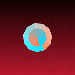 Neon Origami Geometry 4444 #0327