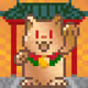 Murakami Lucky Cat Coin Bank Feeding Game: Copper