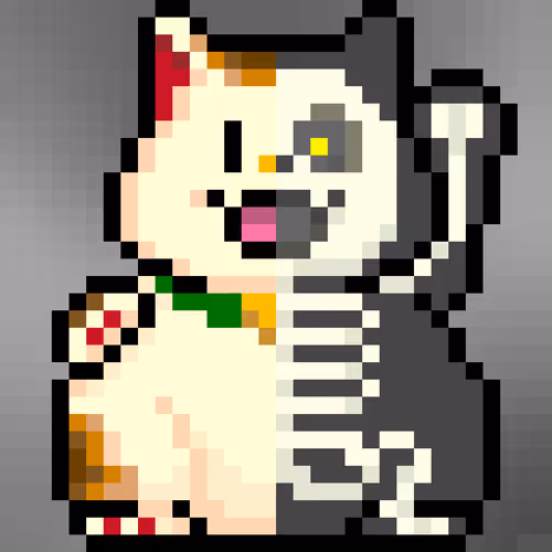 Murakami Lucky Cat Coin Bank Feeding Game