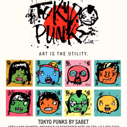Tokyo Punks by Sabet Drop Poster/ Legendary