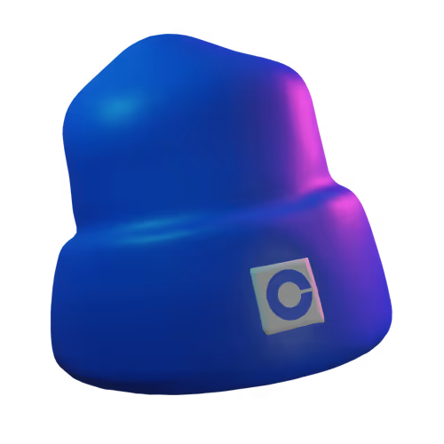 Blobs X Coinbase Beanie