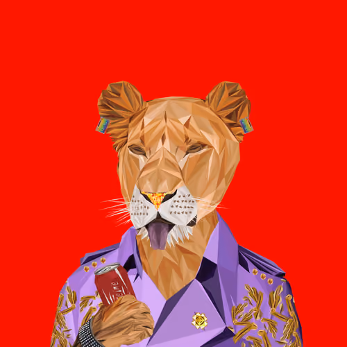 Caffeinated Lion #1023