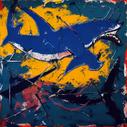 Abstract Shark by Kimi #29