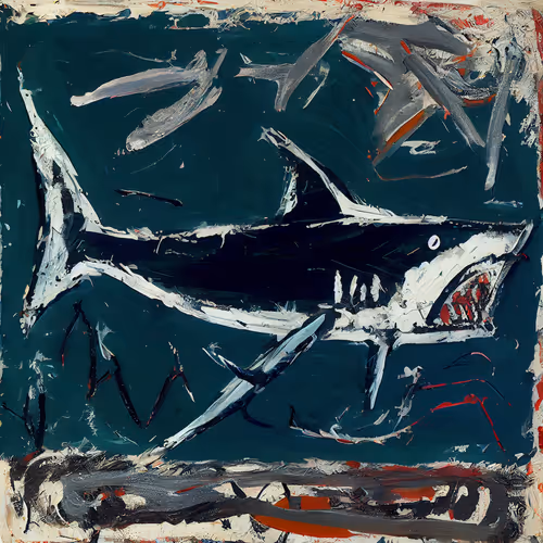 Abstract Shark By Kimi