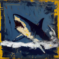 Abstract Shark by Kimi #363