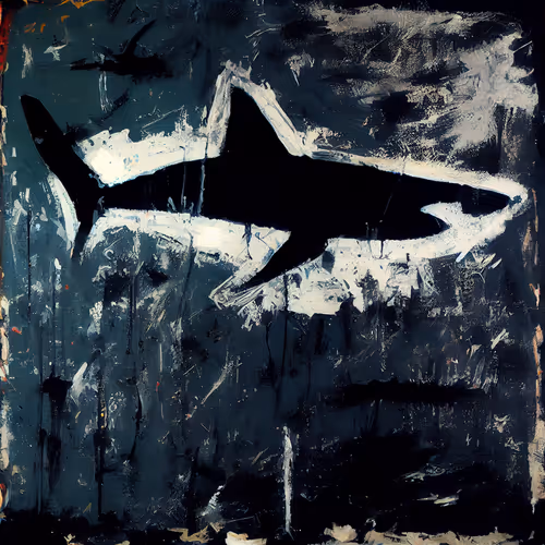 Abstract Shark By Kimi