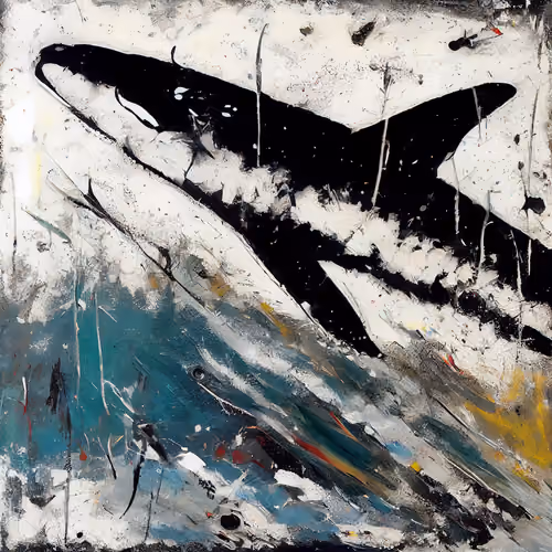 Abstract Shark by Kimi #333
