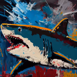 Abstract Shark by Kimi #361