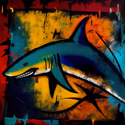 Abstract Shark by Kimi #163