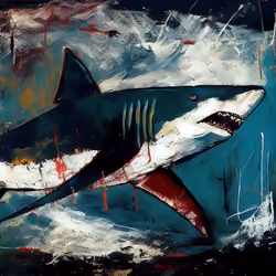 Abstract Shark by Kimi #73