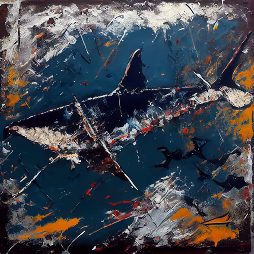 Abstract Shark By Kimi