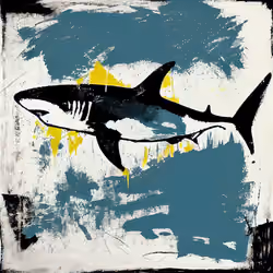 Abstract Shark by Kimi #372