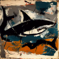Abstract Shark by Kimi #362