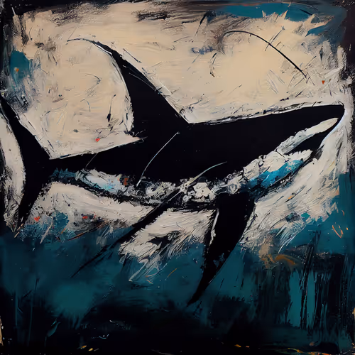 Abstract Shark By Kimi