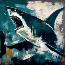 Abstract Shark by Kimi #175